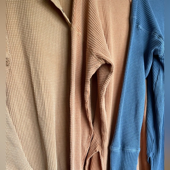 Bundle of 3: Aerie Offline Waffle Henley Tee - Picture 5 of 6